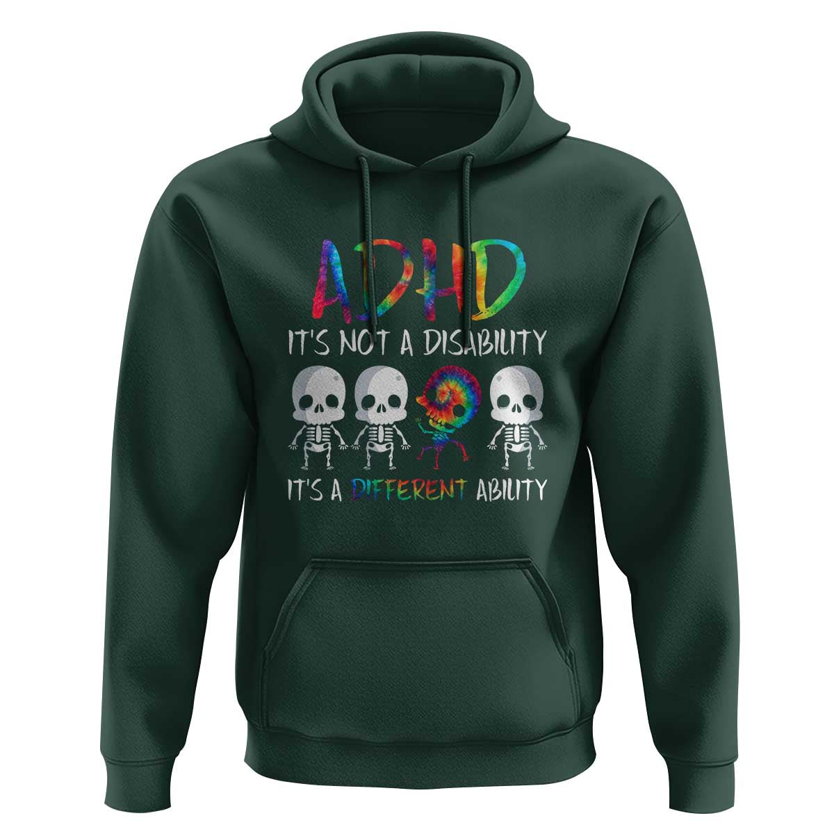ADHD Awareness Hoodie It's Not A Disability It's A Different Ability