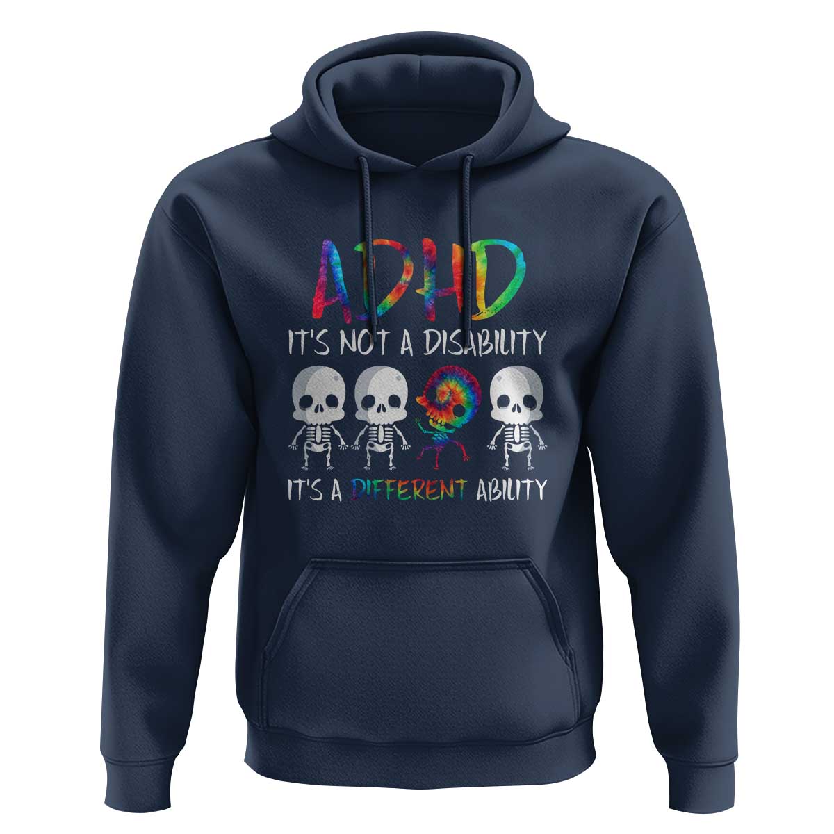 ADHD Awareness Hoodie It's Not A Disability It's A Different Ability