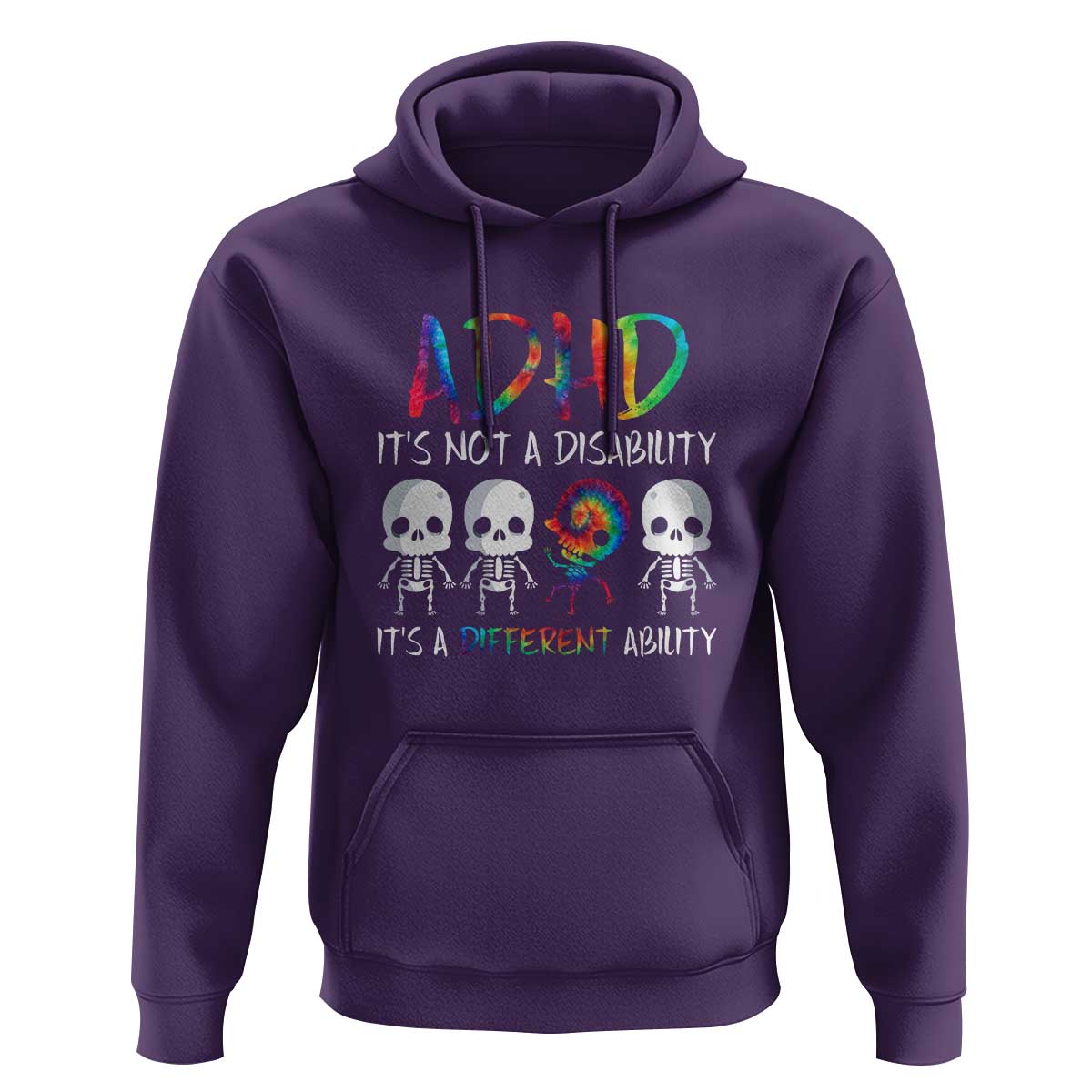 ADHD Awareness Hoodie It's Not A Disability It's A Different Ability
