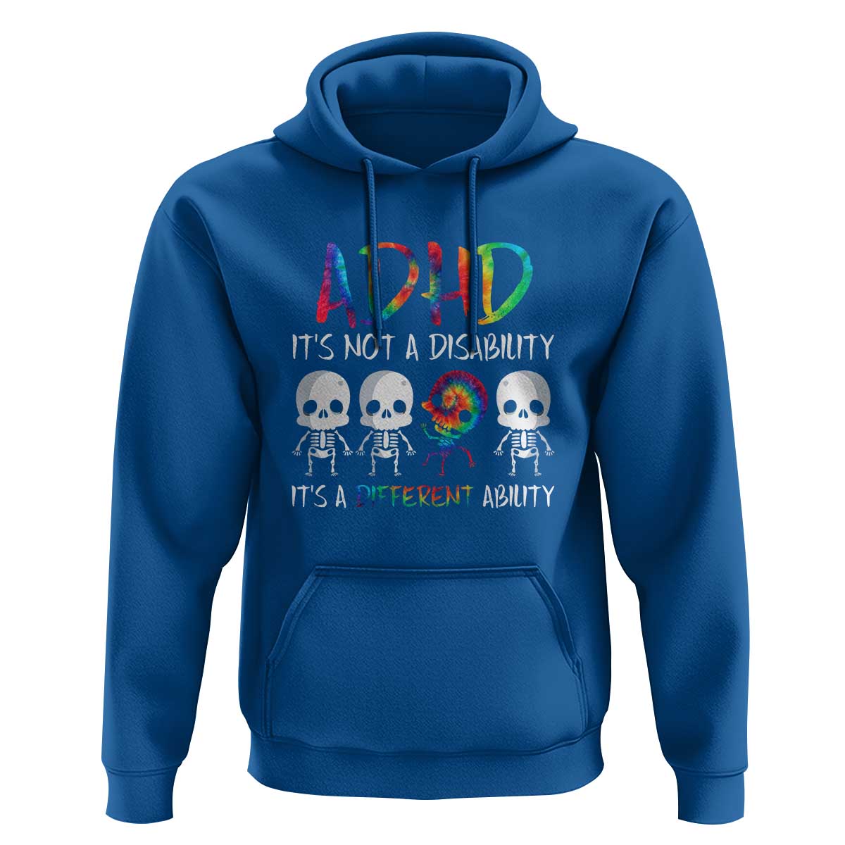 ADHD Awareness Hoodie It's Not A Disability It's A Different Ability