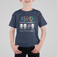 ADHD Awareness T Shirt For Kid It's Not A Disability It's A Different Ability - Wonder Print Shop