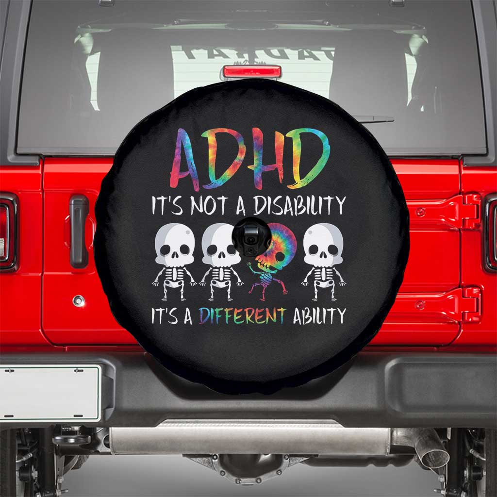 ADHD Awareness Spare Tire Cover It's Not A Disability It's A Different Ability