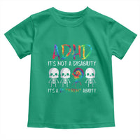 ADHD Awareness Toddler T Shirt It's Not A Disability It's A Different Ability