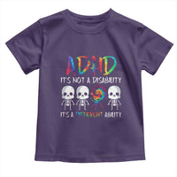 ADHD Awareness Toddler T Shirt It's Not A Disability It's A Different Ability