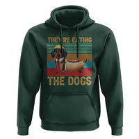 Funny Hot Dog Lover Hoodie They're Eating The Dogs Dachshund