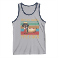 Funny Hot Dog Lover Tank Top They're Eating The Dogs Dachshund