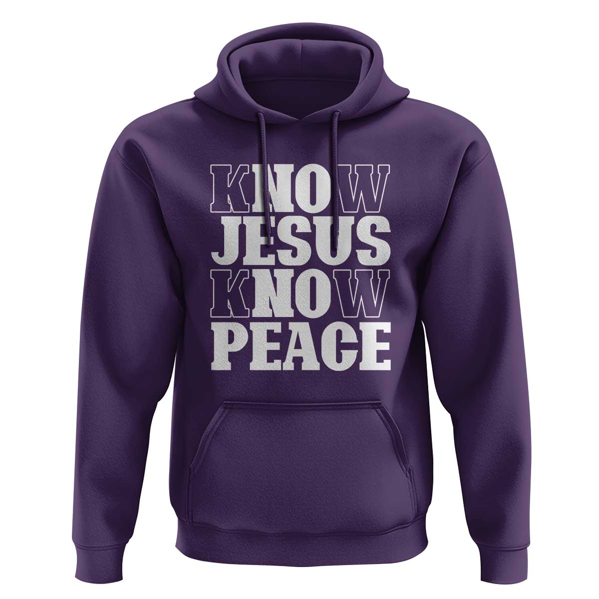 Know Jesus Know Peace Hoodie No Jesus No Peace