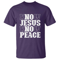 Know Jesus Know Peace T Shirt No Jesus No Peace - Wonder Print Shop