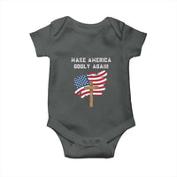 Christian Faith Baby Onesie Make America Godly Again American Flag