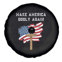 Christian Faith Spare Tire Cover Make America Godly Again American Flag