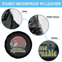 Funny Baby Hippo Moo Deng Spare Tire Cover Become Ungovernable Retro