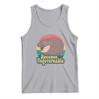 Funny Baby Hippo Moo Deng Tank Top Become Ungovernable Retro