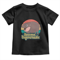 Funny Baby Hippo Moo Deng Toddler T Shirt Become Ungovernable Retro