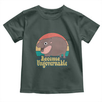 Funny Baby Hippo Moo Deng Toddler T Shirt Become Ungovernable Retro