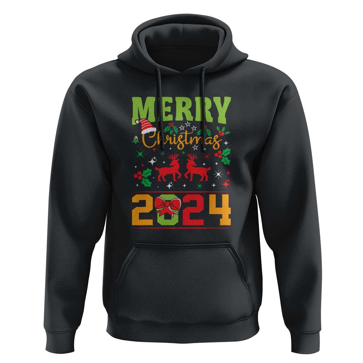 Merry Christmas 2024 Hoodie Classic Festive Xmas Vibe
