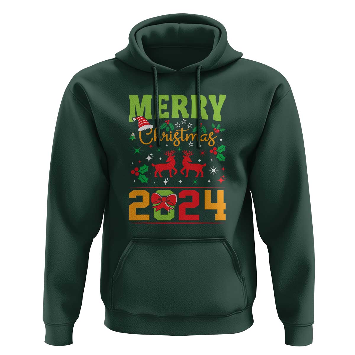 Merry Christmas 2024 Hoodie Classic Festive Xmas Vibe