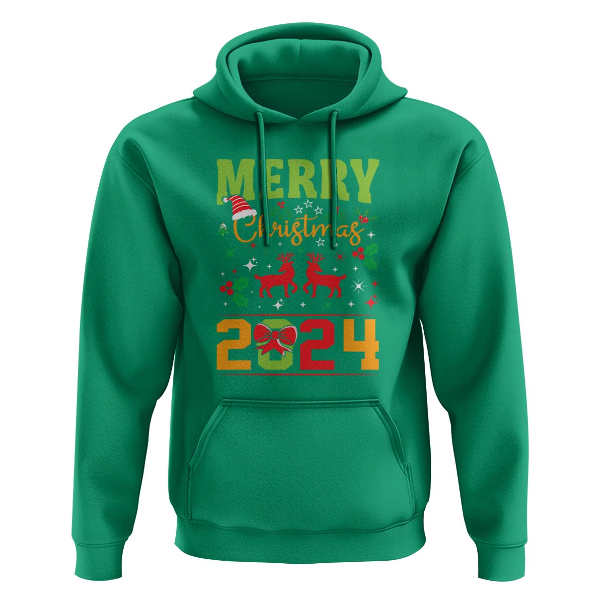 Merry Christmas 2024 Hoodie Classic Festive Xmas Vibe