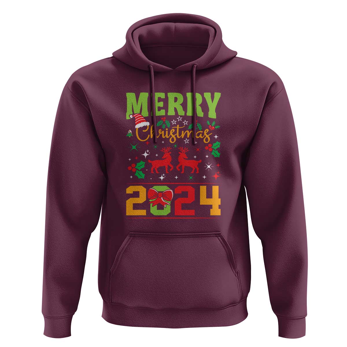 Merry Christmas 2024 Hoodie Classic Festive Xmas Vibe