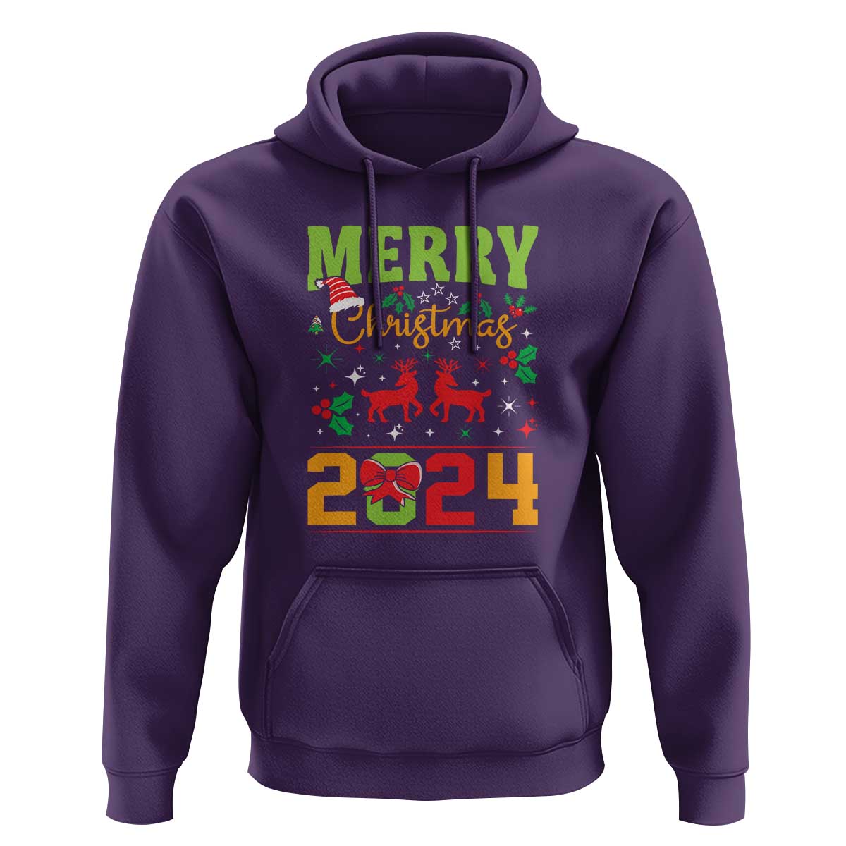 Merry Christmas 2024 Hoodie Classic Festive Xmas Vibe