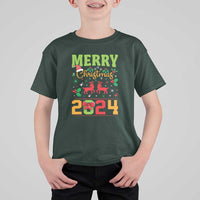 Merry Christmas 2024 T Shirt For Kid Classic Festive Xmas Vibe - Wonder Print Shop
