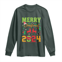 Merry Christmas 2024 Long Sleeve Shirt Classic Festive Xmas Vibe