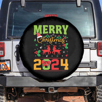 Merry Christmas 2024 Spare Tire Cover Classic Festive Xmas Vibe