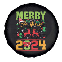 Merry Christmas 2024 Spare Tire Cover Classic Festive Xmas Vibe