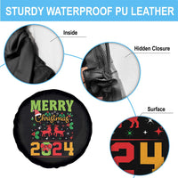 Merry Christmas 2024 Spare Tire Cover Classic Festive Xmas Vibe