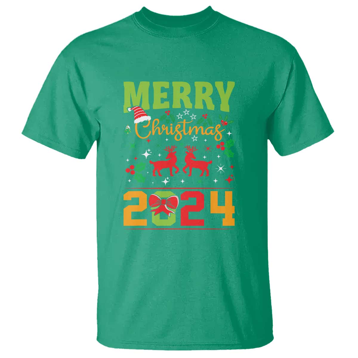 Merry Christmas 2024 T Shirt Classic Festive Xmas Vibe - Wonder Print Shop