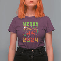 Merry Christmas 2024 T Shirt For Women Classic Festive Xmas Vibe - Wonder Print Shop