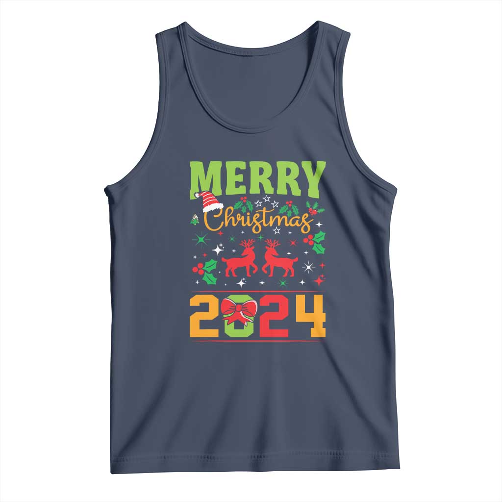 Merry Christmas 2024 Tank Top Classic Festive Xmas Vibe