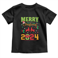 Merry Christmas 2024 Toddler T Shirt Classic Festive Xmas Vibe