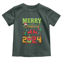 Merry Christmas 2024 Toddler T Shirt Classic Festive Xmas Vibe