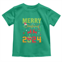 Merry Christmas 2024 Toddler T Shirt Classic Festive Xmas Vibe