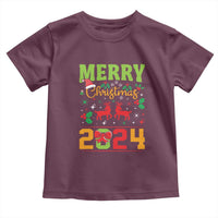 Merry Christmas 2024 Toddler T Shirt Classic Festive Xmas Vibe