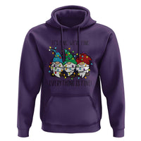 Christmas Gnomies Hoodie It's Fine I'm Fine Everything Is Fine