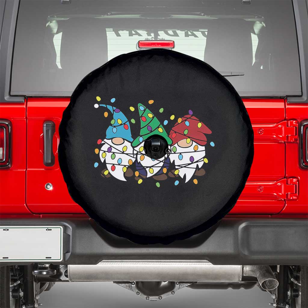 Christmas Gnomies Spare Tire Cover It's Fine I'm Fine Everything Is Fine