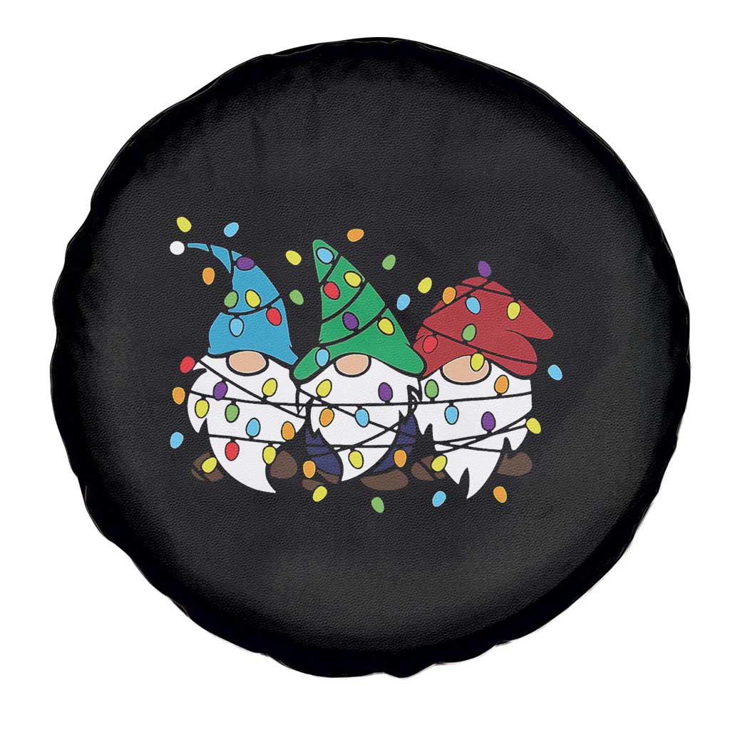 Christmas Gnomies Spare Tire Cover It's Fine I'm Fine Everything Is Fine