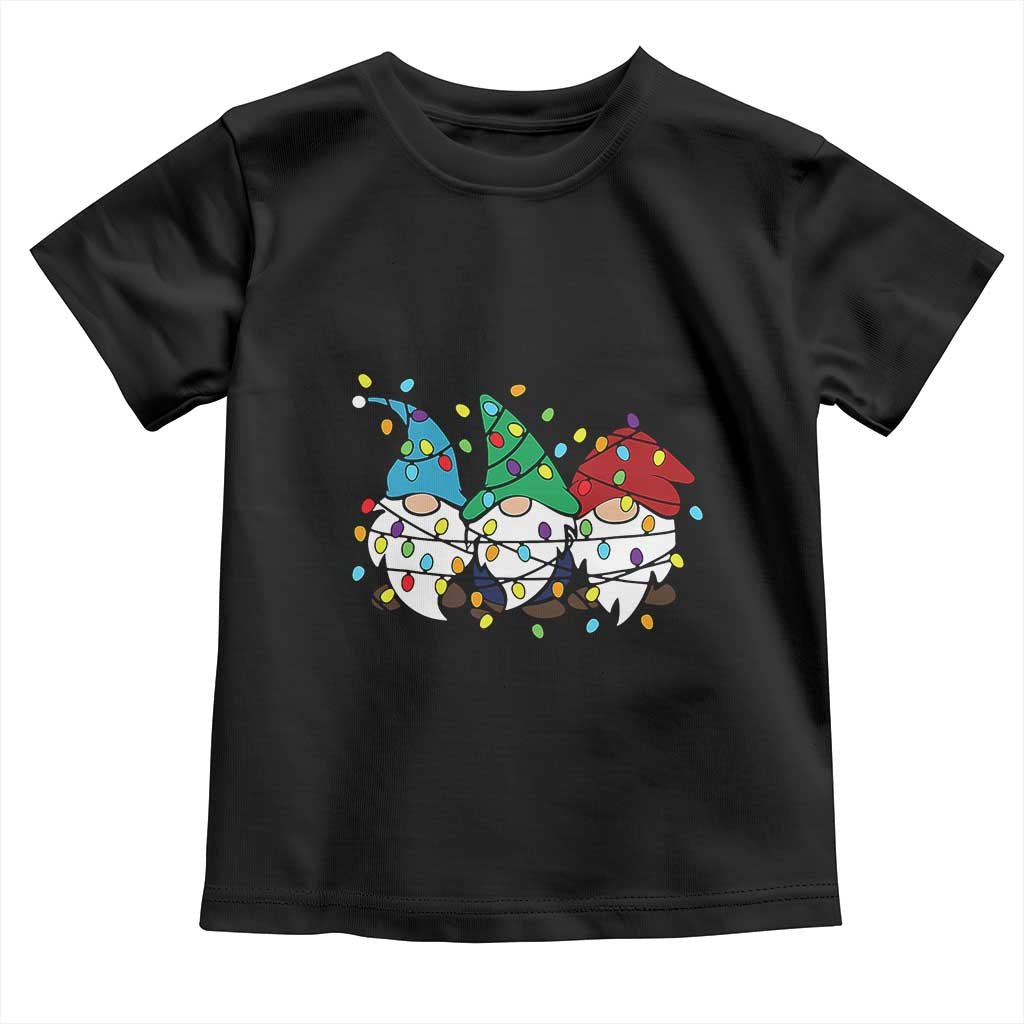 Christmas Gnomies Toddler T Shirt It's Fine I'm Fine Everything Is Fine