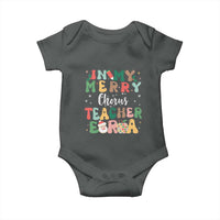 Christmas Choral Music Teacher Baby Onesie In My Merry Chorus Teacher Era Xmas Carol Master