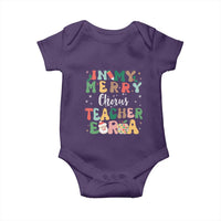 Christmas Choral Music Teacher Baby Onesie In My Merry Chorus Teacher Era Xmas Carol Master