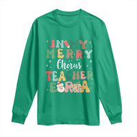Christmas Choral Music Teacher Long Sleeve Shirt In My Merry Chorus Teacher Era Xmas Carol Master