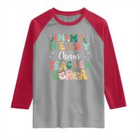 Christmas Choral Music Teacher Raglan Shirt In My Merry Chorus Teacher Era Xmas Carol Master