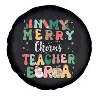 Christmas Choral Music Teacher Spare Tire Cover In My Merry Chorus Teacher Era Xmas Carol Master