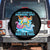 Christmas In July Relaxing Santa Spare Tire Cover My Favorite Swimming Spot Is The North Pole
