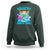 Christmas In July Relaxing Santa Sweatshirt My Favorite Swimming Spot Is The North Pole - Wonder Print Shop