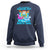 Christmas In July Relaxing Santa Sweatshirt My Favorite Swimming Spot Is The North Pole - Wonder Print Shop