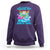Christmas In July Relaxing Santa Sweatshirt My Favorite Swimming Spot Is The North Pole - Wonder Print Shop