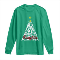 Christmas Tree Long Sleeve Shirt Red Plaid Daughter