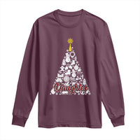 Christmas Tree Long Sleeve Shirt Red Plaid Daughter